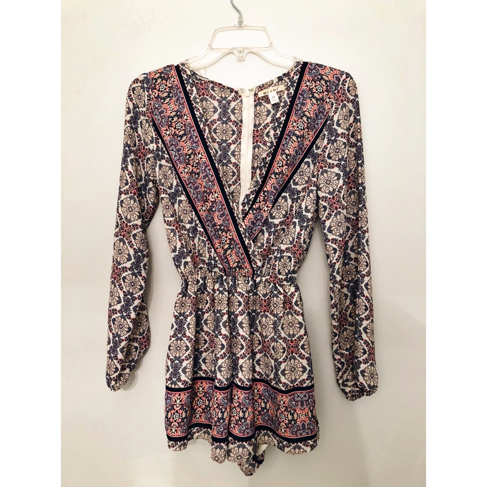 Bright Patterned Romper